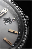 Tag Heuer Carrera Diamonds Anthracite Black Dial Black Leather Strap Watch for Women - WAR1115.FC6392 Authentic Buy Shop Now