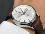 Tag Heuer Carrera Calibre 5 Automatic White Dial Brown Leather Strap Watch for Men - WAR201B.FC6291 Authentic Buy Shop Now