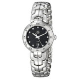 Tag Heuer Link Quartz Diamonds Black Dial Silver Steel Strap Watch for Women - WAT1410.BA0954 Authentic Buy Shop Now