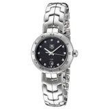 Tag Heuer Link Quartz Diamonds Black Dial Silver Steel Strap Watch for Women - WAT1410.BA0954 Authentic Buy Shop Now