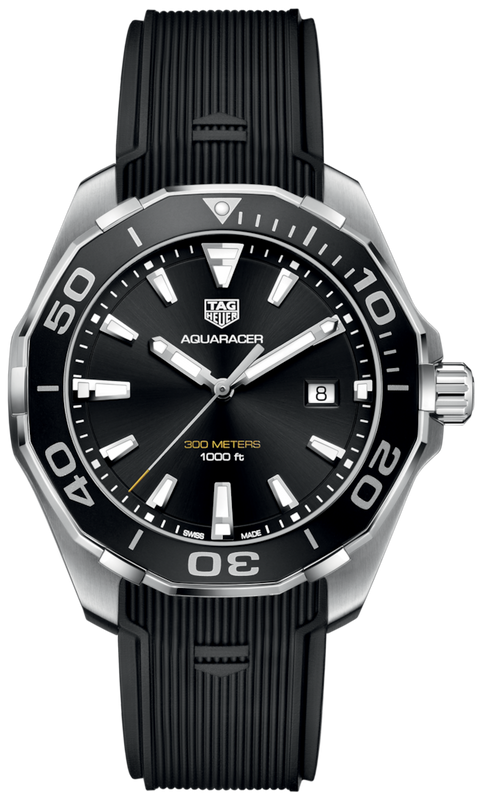 Tag Heuer Aquaracer Black Dial Watch for Men - WAY101A.FT6141 Authentic Buy Shop Now