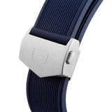 Tag Heuer Aquaracer Quartz Blue Dial Blue Rubber Strap Watch for Men - WAY101C.FT6153 Authentic Buy Shop Now