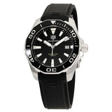 Tag Heuer Aquaracer Black Dial Black Rubber Strap Watch for Men - WAY111A.FT6151 Authentic Buy Shop Now