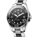 Tag Heuer Aquaracer Quartz Black Dial Two Tone Steel Strap Watch for Women - WAY131C.BA0913 Authentic Buy Shop Now