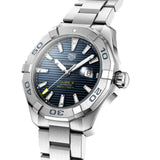 Tag Heuer Aquaracer Calibre 5 Automatic Blue Dial Silver Steel Strap Watch for Men - WAY2012.BA0927 Authentic Buy Shop Now