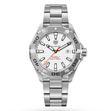 Tag Heuer Aquaracer Calibre 5 Automatic White Dial Silver Steel Strap Watch for Men - WAY2013.BA0927 Authentic Buy Shop Now