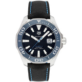 Tag Heuer Aquaracer Calibre 5 Automatic Black Dial Black Nylon Strap Watch for Men - WAY201C.FC6395 Authentic Buy Shop Now