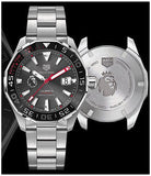 Tag Heuer Aquaracer Calibre 5 Premiere League Edition Black Dial Silver Stainless Steel Watch for Men - WAY201D.BA0927 Authentic Buy Shop Now