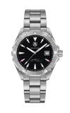 Tag Heuer Aquaracer Automatic Black Dial Silver Steel Strap Watch for Men - WAY2110.BA0928 Authentic Buy Shop Now
