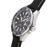 Tag Heuer Aquaracer Calibre 5 Automatic Black Dial Black Nylon Strap Watch for Men - WAY211A.FC6362 Authentic Buy Shop Now