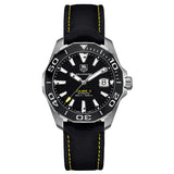 Tag Heuer Aquaracer Calibre 5 Automatic Black Dial Black Nylon Strap Watch for Men - WAY211A.FC6362 Authentic Buy Shop Now