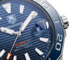 Tag Heuer Aquaracer Calibre 5 Blue Dial Silver Steel Strap Watch for Men - WAY211C.BA0928 Authentic Buy Shop Now