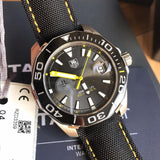 Tag Heuer Aquaracer Jeremy Lin Special Edition Grey Dial Black Nylon Strap Watch for Men - WAY211F.FC6362 Authentic Buy Shop Now