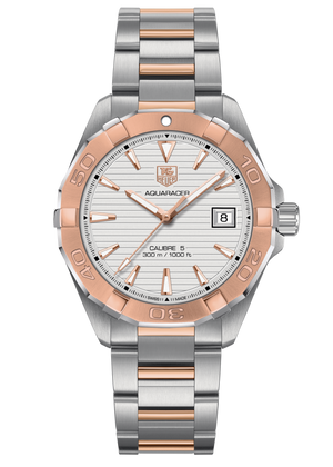 Tag Heuer Aquaracer Quartz White Dial Silver Strap Watch for Men - WAY1150.BD0911 Authentic Buy Shop Now