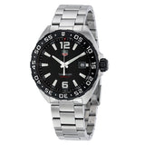 Tag Heuer Formula 1 Quartz Black Dial Silver Steel Strap Watch for Men - WAZ1110.BA0875 Authentic Buy Shop Now