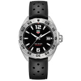 Tag Heuer Formula 1 Quartz Black Dial Black Rubber Strap Watch for Men - WAZ1112.FT8023 Authentic Buy Shop Now
