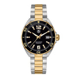 Tag Heuer Formula 1 Quartz Black Dial Two Tone Steel Strap Watch for Men - WAZ1121.BB0879 Authentic Buy Shop Now