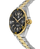 Tag Heuer Formula 1 Quartz Black Dial Two Tone Steel Strap Watch for Men - WAZ1121.BB0879 Authentic Buy Shop Now