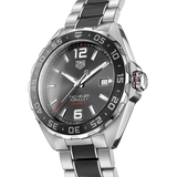 Tag Heuer Formula 1 Calibre 5 Anthracite Dial Two Tone Steel Strap Watch for Men - WAZ2011.BA0843 Authentic Buy Shop Now