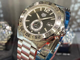 Tag Heuer Formula 1 Automatic Black Dial Silver Steel Strap Watch for Men - WAZ2012.BA0842 Authentic Buy Shop Now