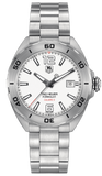 Tag Heuer Formula 1 Calibre 5 Automatic White Dial Silver Steel Strap Watch for Men - WAZ2114.BA0875 Authentic Buy Shop Now