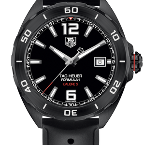 Tag Heuer Formula 1 Automatic Black Dial Black Rubber Strap Watch for Men - WAZ2115.FT8023 Authentic Buy Shop Now