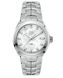 Tag Heuer Link Quartz Diamonds Mother of Pearl Dial Silver Steel Strap Watch for Women - WBC1312.BA0600 Authentic Buy Shop Now