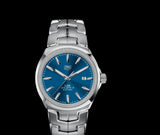 Tag Heuer Link Automatic Blue Dial Silver Steel Strap Watch for Men - WBC2112.BA0603 Authentic Buy Shop Now