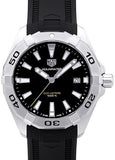 Tag Heuer Aquaracer Quartz Black Dial Black Rubber Strap Watch for Men - WBD1110.FT8021 Authentic Buy Shop Now