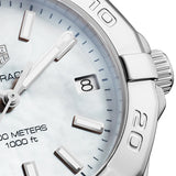 Tag Heuer Aquaracer White Mother of Pearl Dial Watch for Women - WBD1311.BA0740 Authentic Buy Shop Now