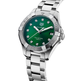 Tag Heuer Aquaracer Diamonds Emerald Green Dial Watch for Women - WBD1316.BA0740 Authentic Buy Shop Now