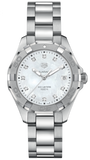 Tag Heuer Aquaracer Diamonds Mother of Pearl Dial Silver Steel Strap Watch for Women - WBD131B.BA0748 Authentic Buy Shop Now