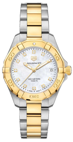Tag Heuer Aquaracer White Mother of Pearl Dial Watch for Women - WBD1322.BB0320 Authentic Buy Shop Now