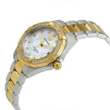 Tag Heuer Aquaracer Diamonds Mother of Pearl Dial Two Tone Steel Strap Watch for Women - WBD1323.BB0320 Authentic Buy Shop Now
