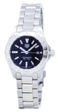 Tag Heuer Aquaracer Quartz Black Dial Silver Steel Strap Watch for Women - WBD1410.BA0741 Authentic Buy Shop Now