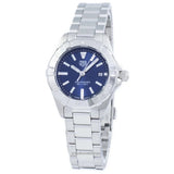 Tag Heuer Aquaracer Blue Dial Silver Steel Strap Watch for Women - WBD1412.BA0741 Authentic Buy Shop Now