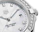 Tag Heuer Aquaracer Diamonds Mother of Pearl White Dial Silver Steel Strap Watch for Women - WBD1415.BA0741 Authentic Buy Shop Now
