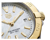 Tag Heuer Aquaracer Mother of Pearl Dial Two Tone Steel Strap Watch for Men - WBD1420.BB0321 Authentic Buy Shop Now