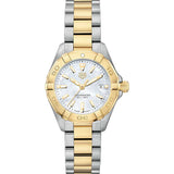 Tag Heuer Aquaracer Diamonds Mother of Pearl Dial Two Tone Steel Strap Watch for Men - WBD1422.BB0321 Authentic Buy Shop Now