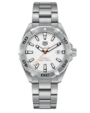 Tag Heuer Aquaracer Automatic White Dial Silver Steel Strap Watch for Men - WBD2111.BA0928 Authentic Buy Shop Now