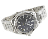 Tag Heuer Aquaracer Calibre 5 Grey Dial Silver Steel Strap Watch for Men - WBD2113.BA0928 Authentic Buy Shop Now