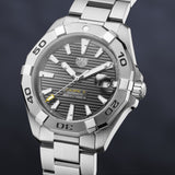 Tag Heuer Aquaracer Calibre 5 Grey Dial Silver Steel Strap Watch for Men - WBD2113.BA0928 Authentic Buy Shop Now