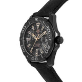 Tag Heuer Aquaracer Calibre 5 Black NATO Strap Carbon Dial Watch for Men - WBD218A.FC6445 Authentic Buy Shop Now