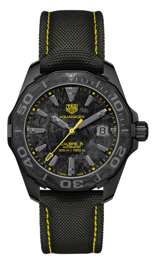 Tag Heuer Aquaracer Carbon Dial Watch for Men - WBD218B.FC6446 Authentic Buy Shop Now