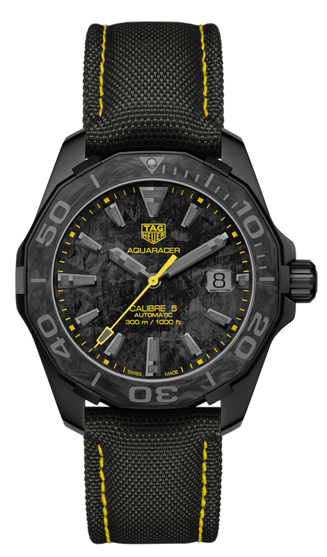 Tag Heuer Aquaracer Carbon Dial Watch for Men - WBD218B.FC6446 Authentic Buy Shop Now