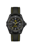Tag Heuer Aquaracer Calibre 5 Black NATO Strap Carbon Dial Watch for Men - WBD218B.FC6446 Authentic Buy Shop Now