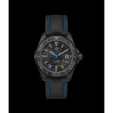 Tag Heuer Aquaracer Calibre 5 Black Nylon Strap Carbon Dial Watch for Men - WBD218C.FC6447 Authentic Buy Shop Now