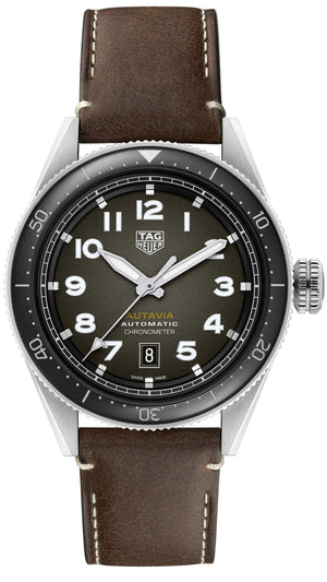 Tag Heuer Autavia Automatic Grey Dial Watch for Men - WBE5114.FC8266 Authentic Buy Shop Now