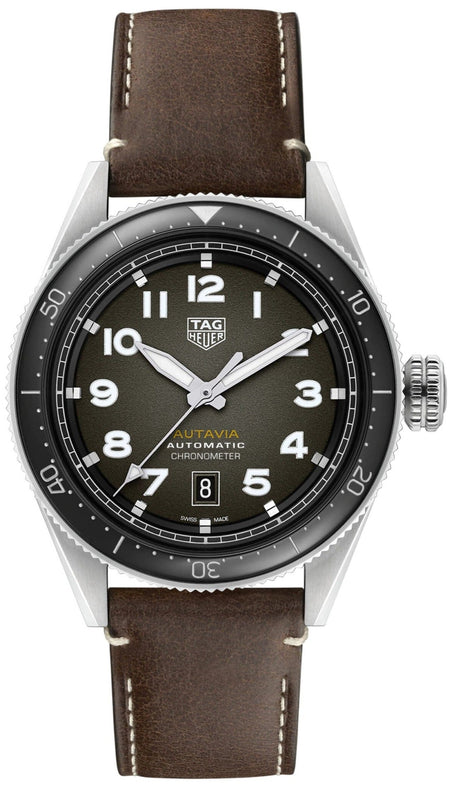 Tag Heuer Autavia Automatic Grey Dial Watch for Men - WBE5114.FC8266 Authentic Buy Shop Now