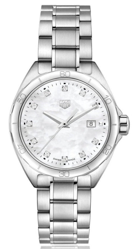 Tag Heuer Formula 1 Diamonds Mother of Pearl White Dial Watch for Women - WBJ1319.BA0666 Authentic Buy Shop Now